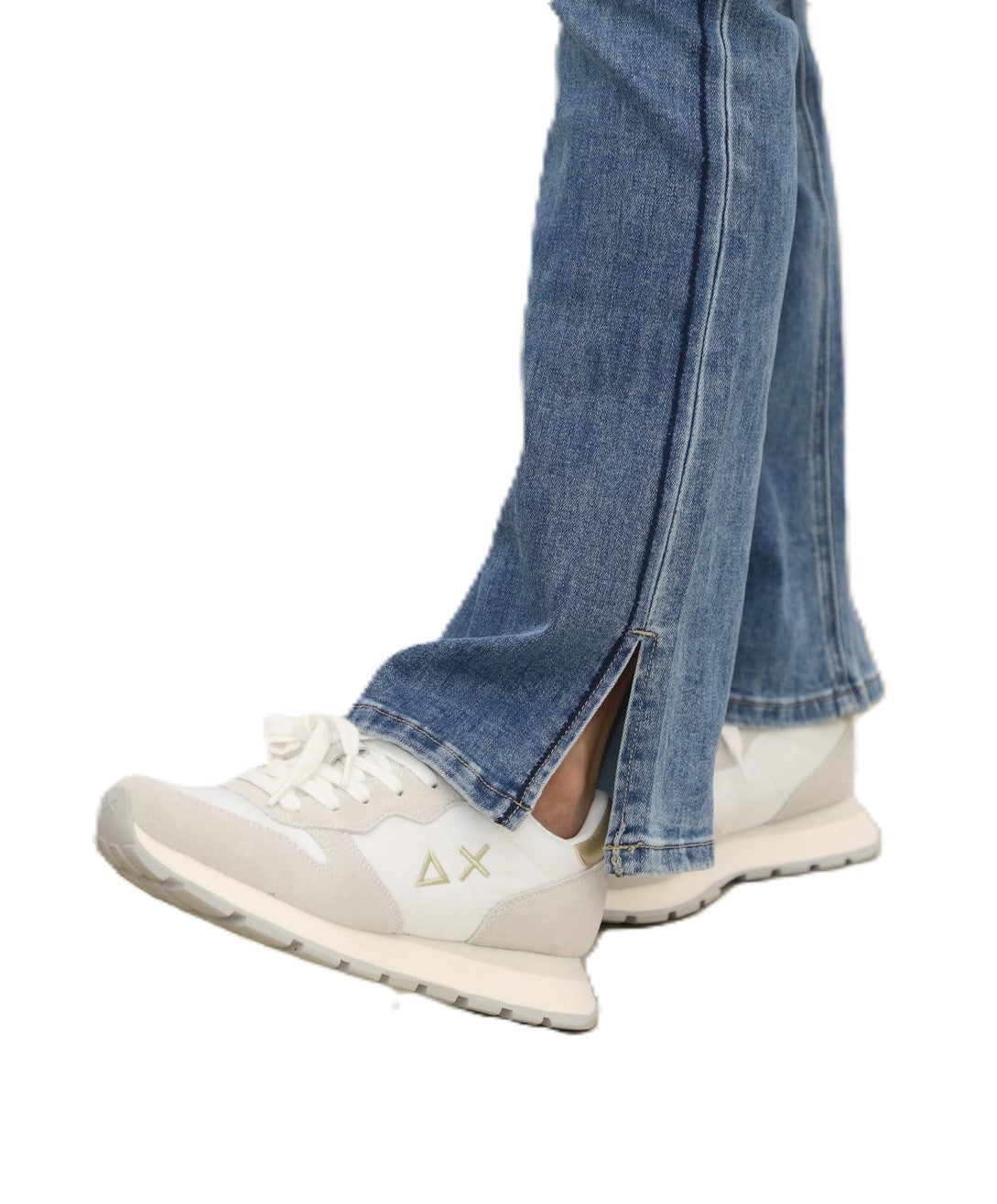 SUN68 SNEAKERS DONNA - ALLY GOLD SILVER BIANCO Z35202