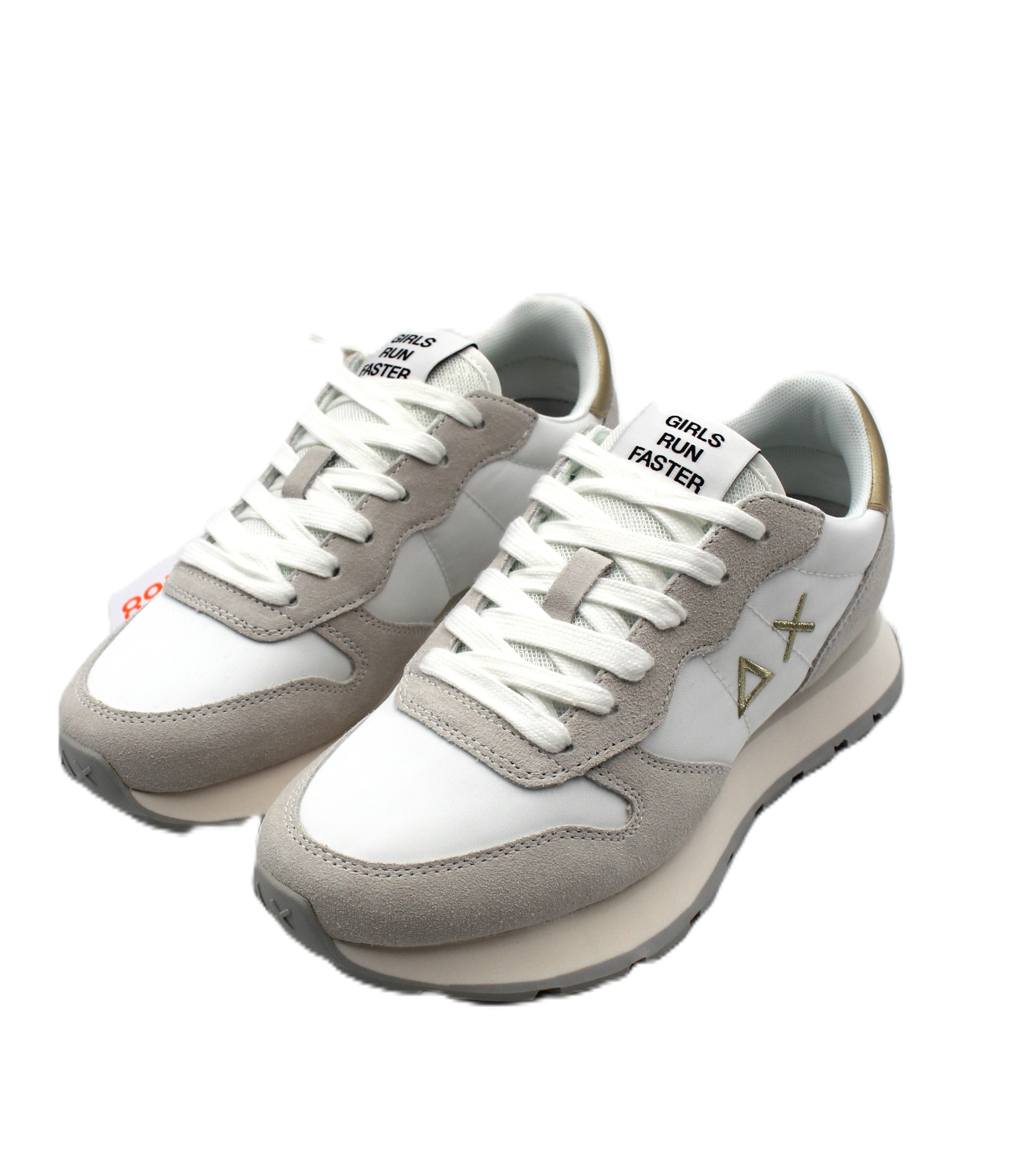 SUN68 SNEAKERS DONNA - ALLY GOLD SILVER BIANCO Z35202