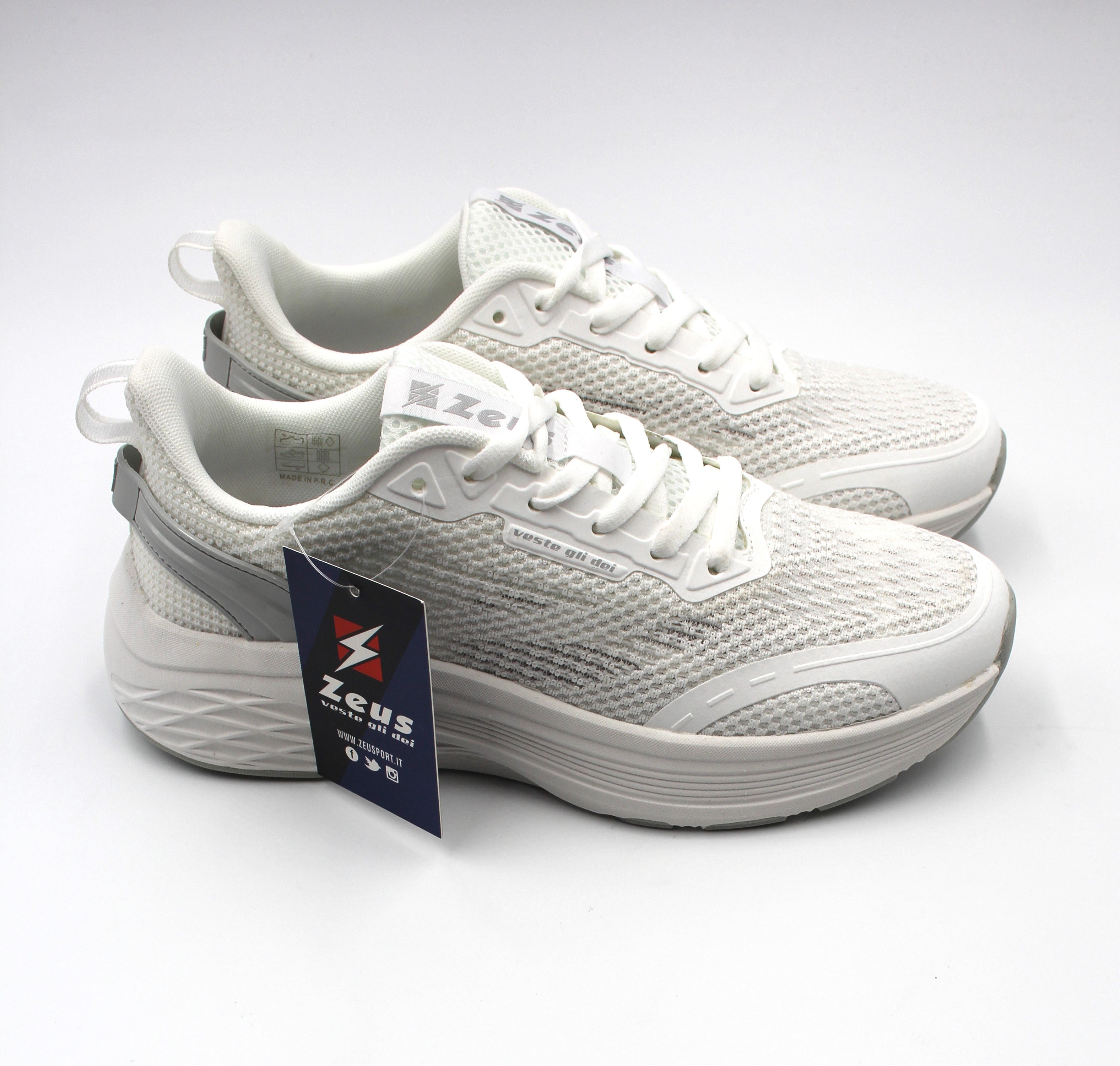 ZEUS SCARPE UOMO RUNNING - STP24-102 white