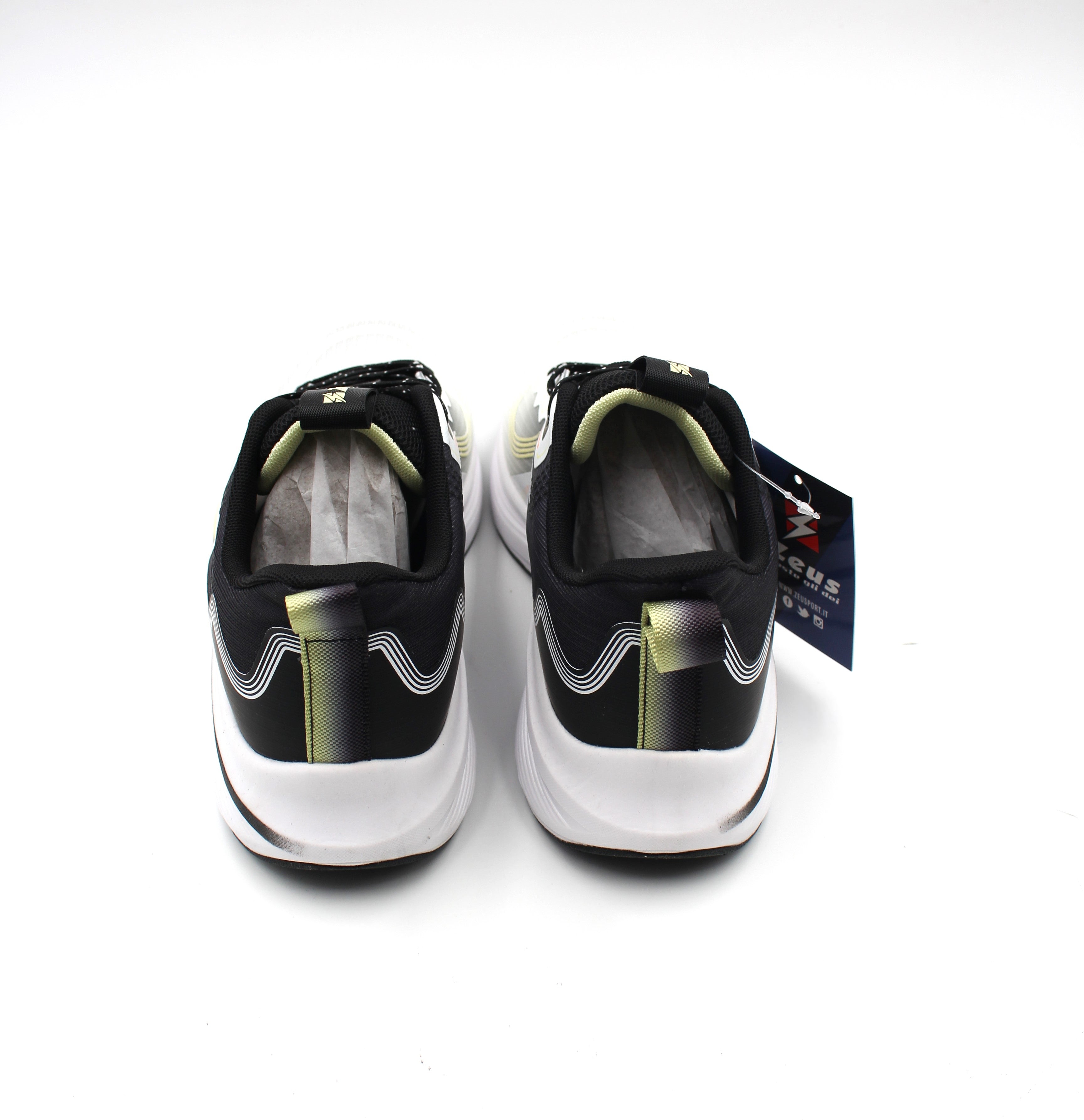 ZEUS SCARPE UOMO RUNNING - STP24-104 white black
