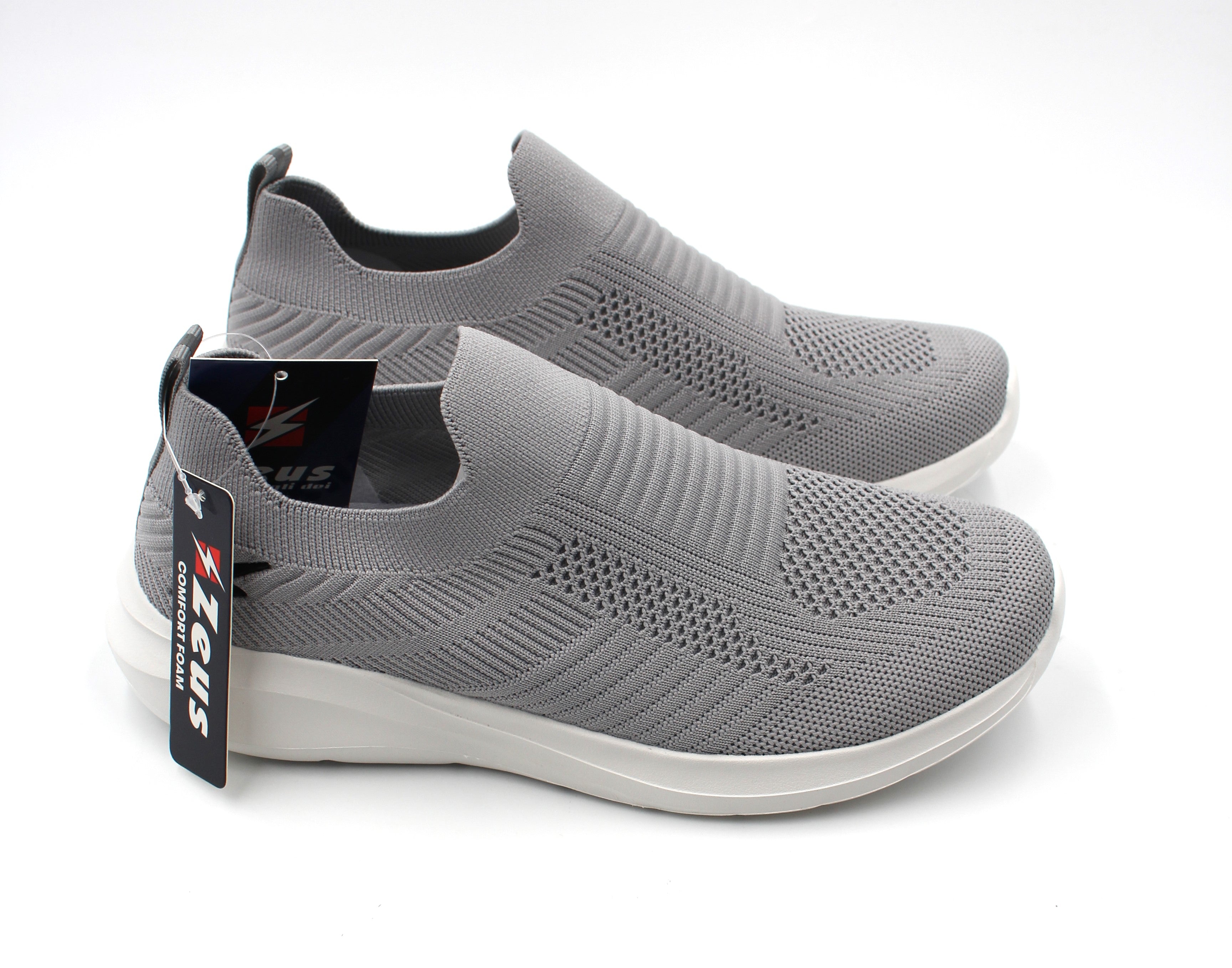 ZEUS SLIP ON UOMO RUNNING - STP24-150 lt grey