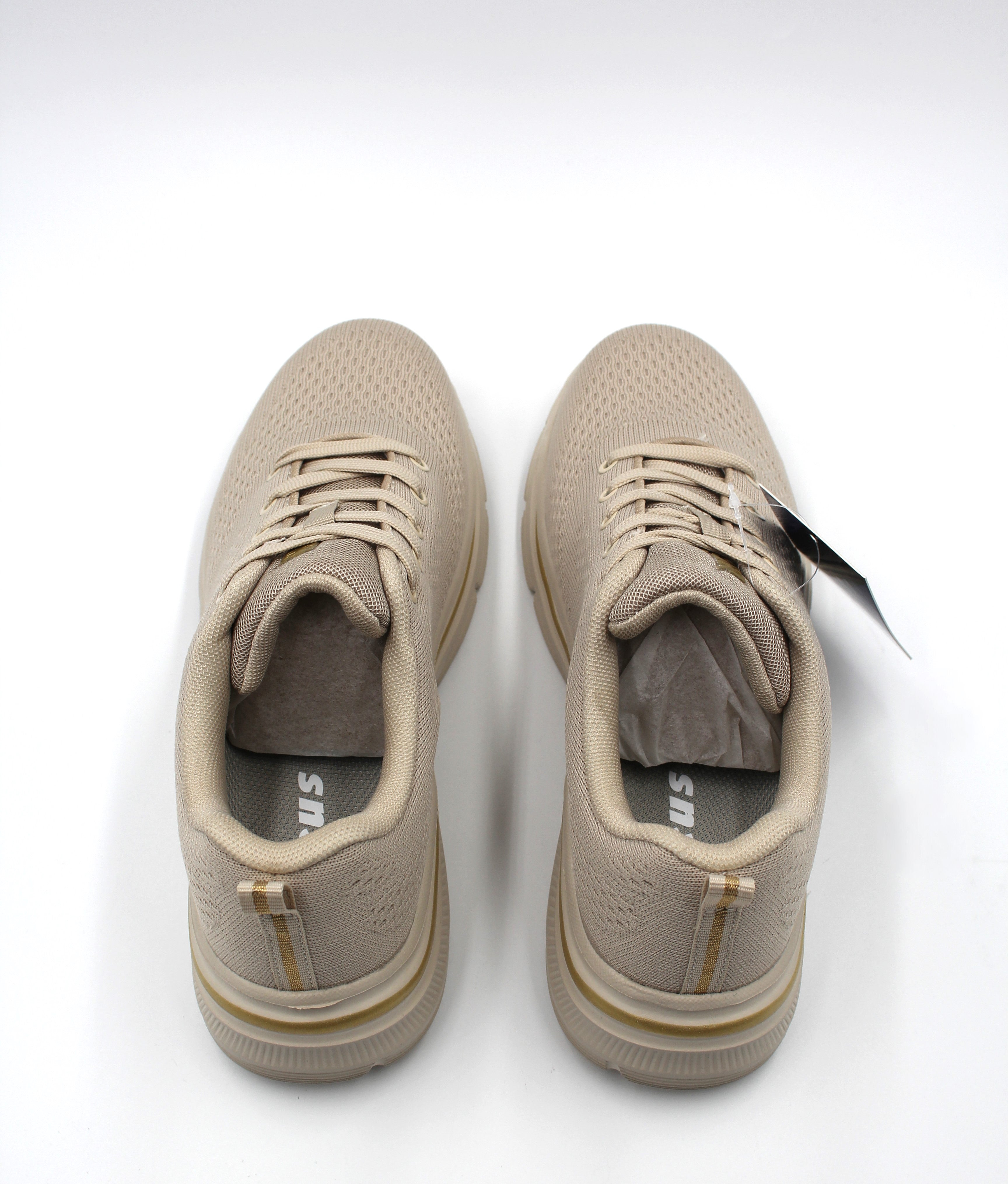 ZEUS SNEAKERS DONNA - stp23-369 beige gold