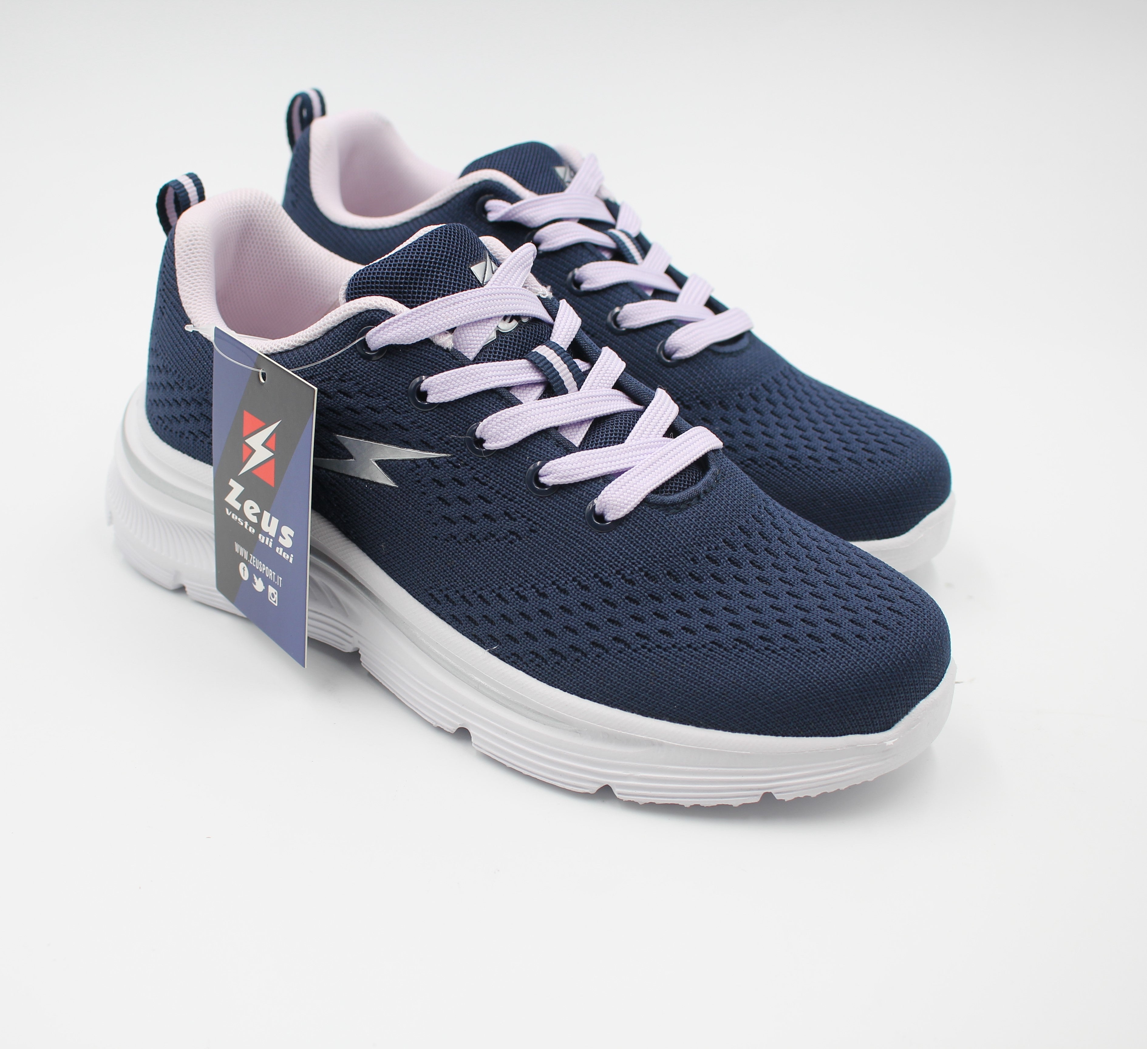 ZEUS SNEAKERS DONNA - stp23-369 navy white