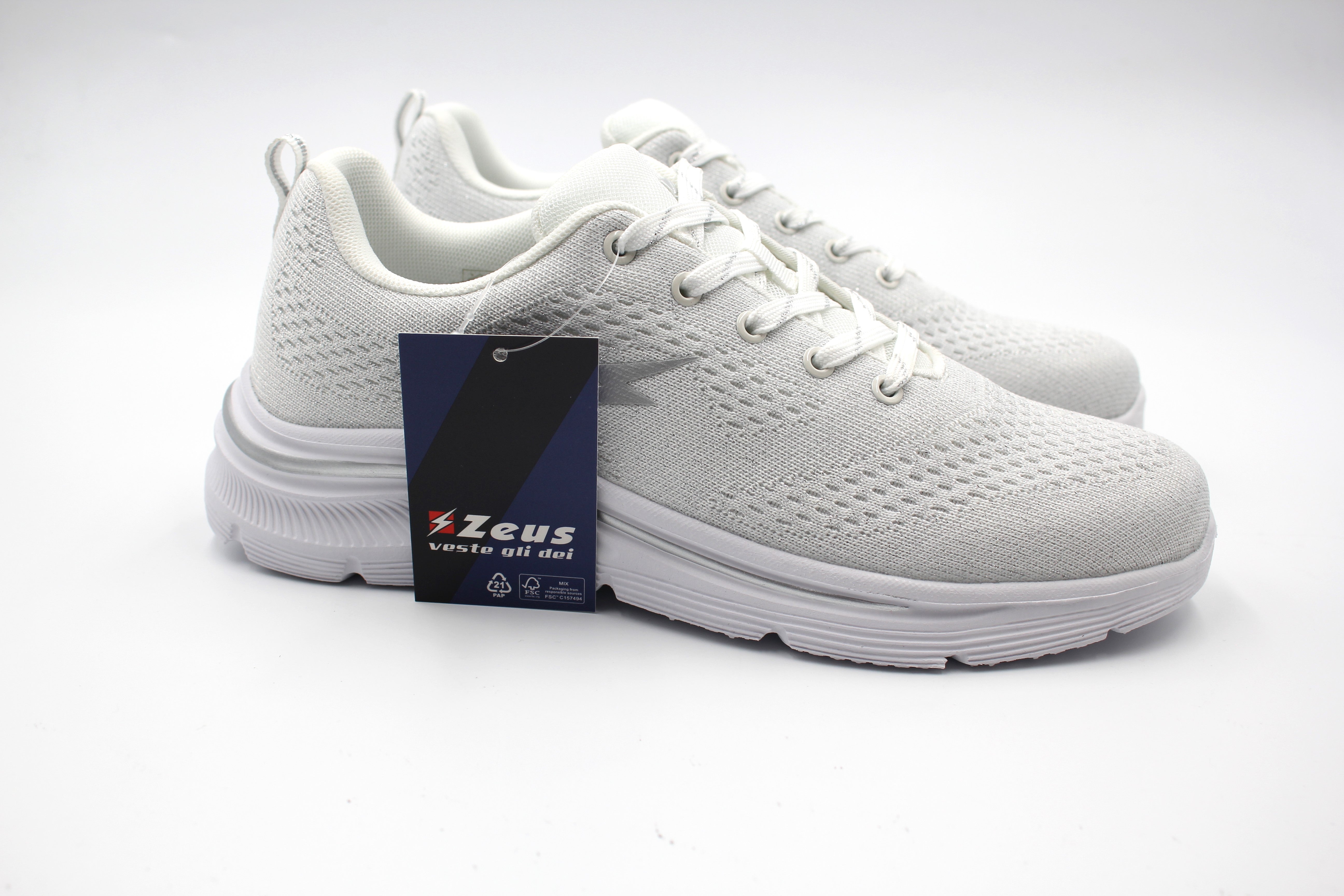 ZEUS SNEAKERS DONNA - STP23-369 WHITE