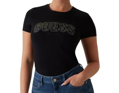 T SHIRT DONNA GUESS - W5GI17J1314-JBLK